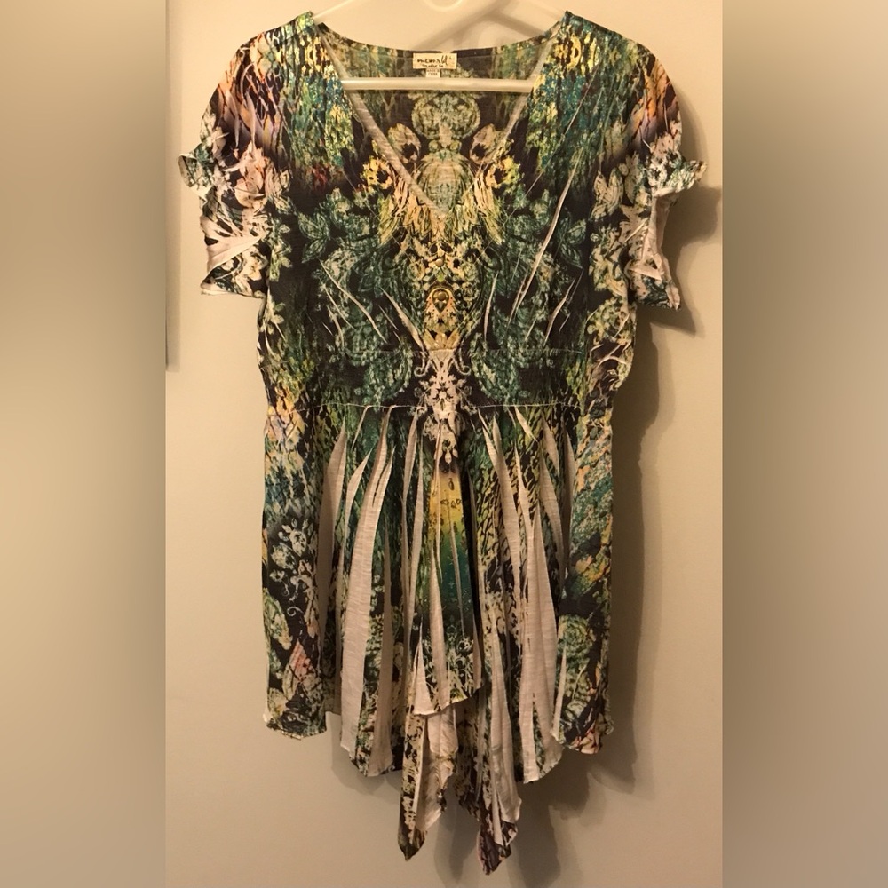 Women's Multicolor Printed Top